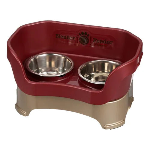 Neater Feeder Deluxe Medium Dog Cranberry Comedero Antiderrames Para Perros