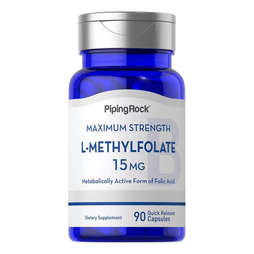 L Metilfolato 15 Mg 90 Capsulas Suplemento Activo De Acido Folico Sin Omg Sin Gluten