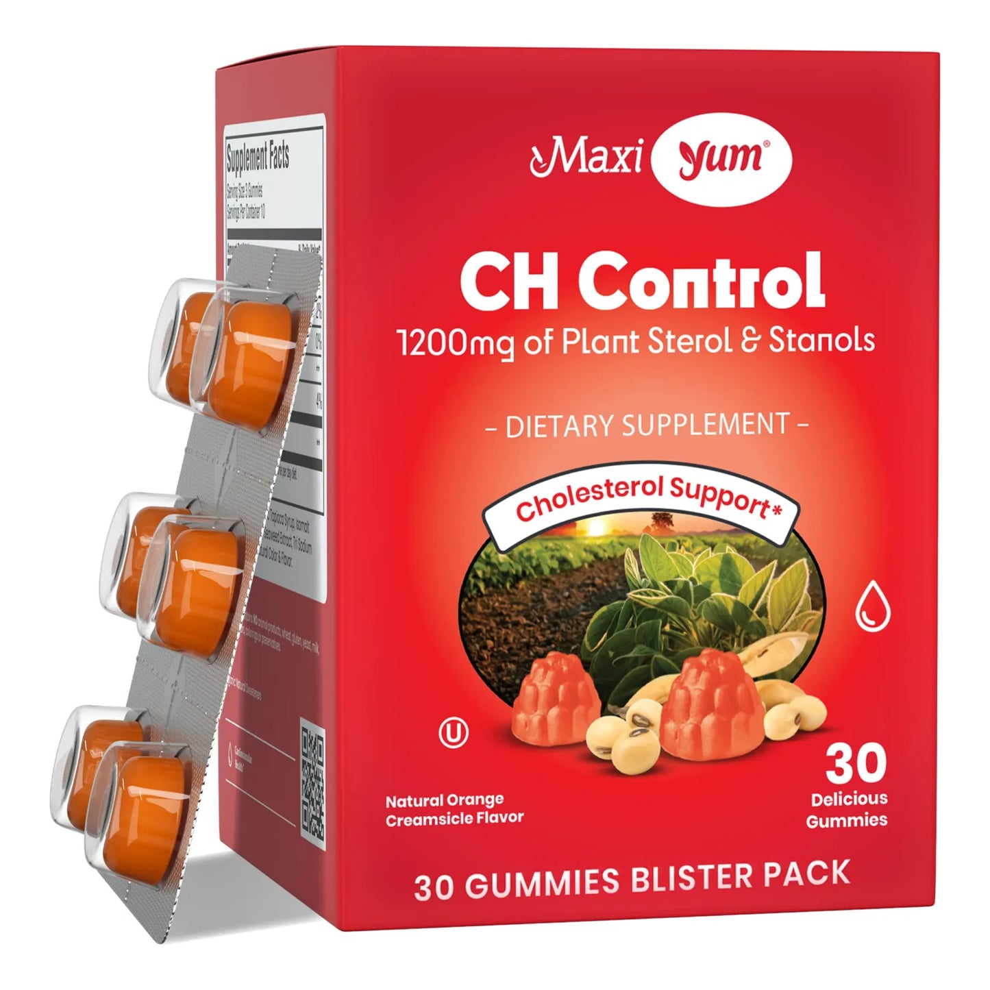 Gomitas De Colesterol 1200 Mg Con Esteroles Vegetales Y Estanoles Suplemento Saludable