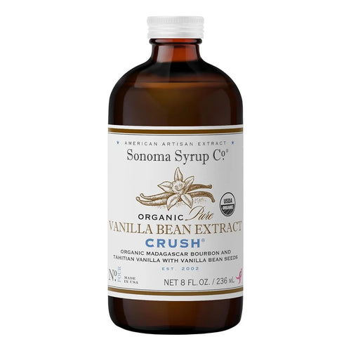 Extracto Puro De Vainilla Orgánica Crush 240 Ml Sabor Intenso Y Natural