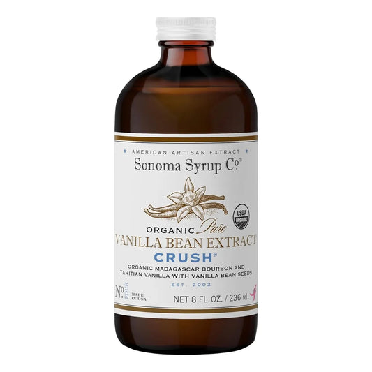 Extracto Puro De Vainilla Orgánica Crush 240 Ml Sabor Intenso Y Natural