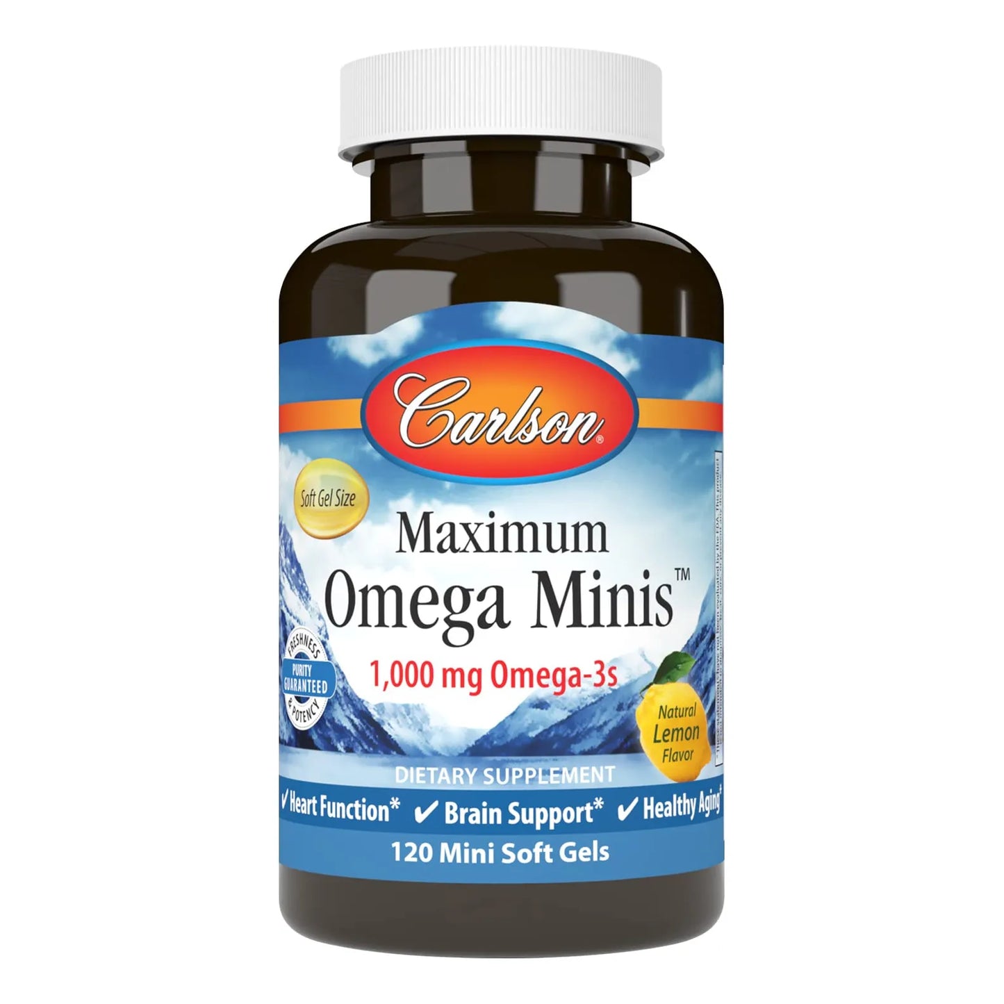 Omega Minis 1000 Mg Omega 3 Soporte Cardiaco Y Cerebral 120 Capsulas