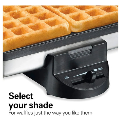 Waflera Industrial Belga 26009 Hamilton Beach Waffles Perfectos En Minutos