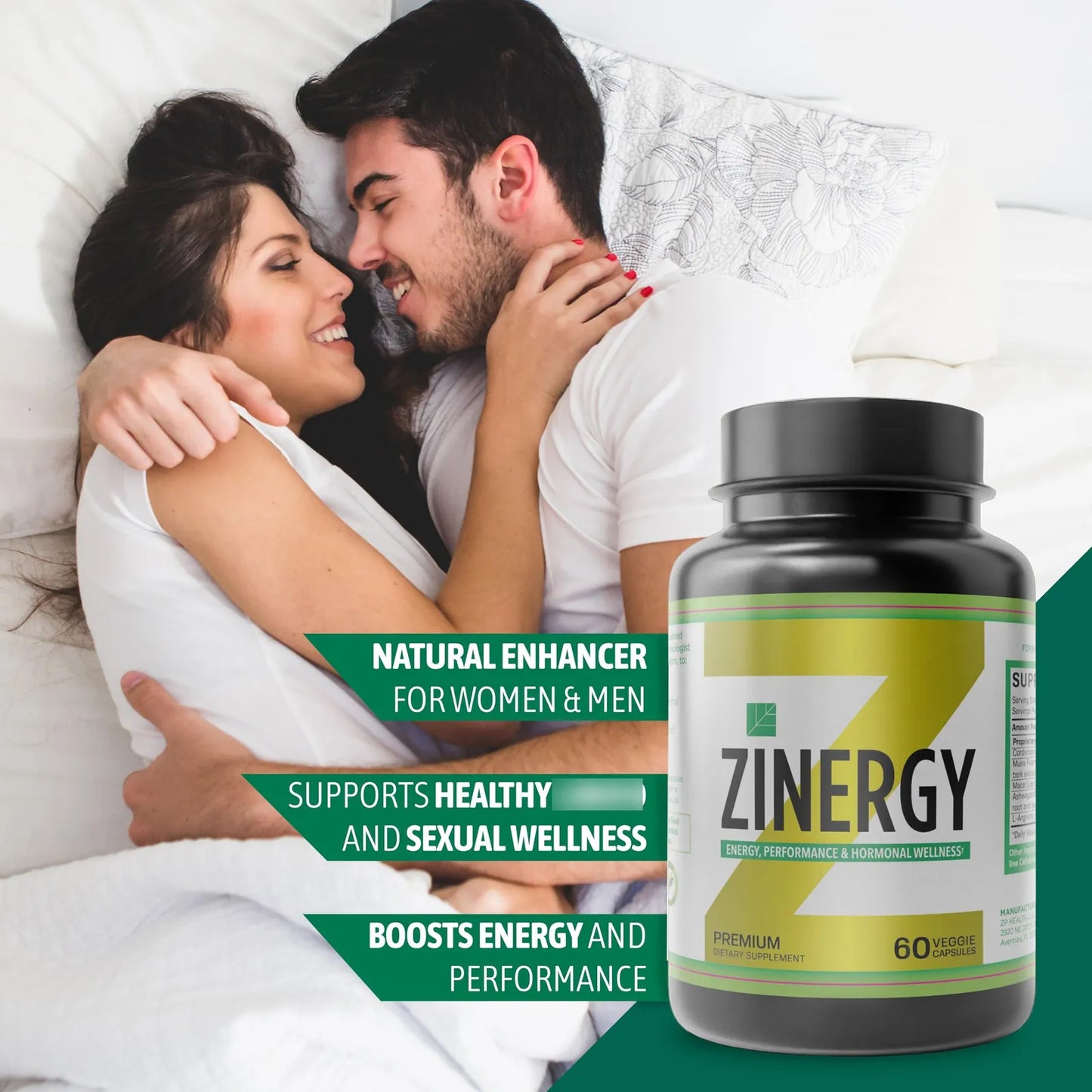 Dr Zisman ZINERGY Potenciador Natural De Energia 60 Capsulas Aumenta Vitalidad