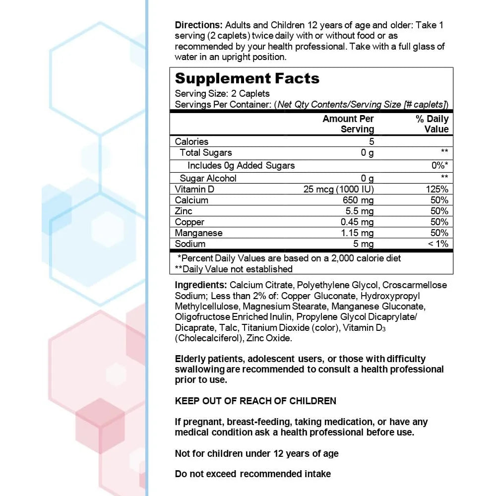 Citracal Maximum Plus 650 Mg Con Vitamina D3 180 Caps Suplemento Para Huesos Fuertes