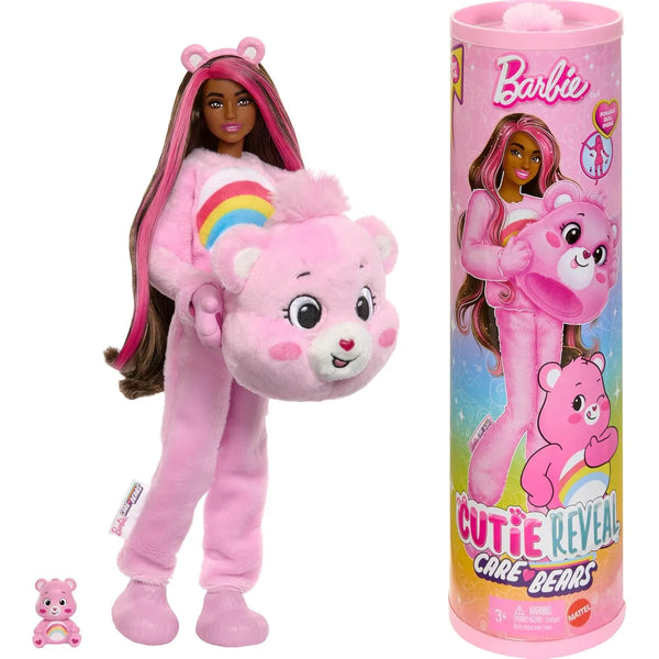 Barbie X Care Bears Muñeca Fashion Con Accesorios Cheer Oso Una Amistad Fiel