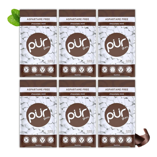 Chicles De Menta Chocolate Veganos 100 Xilitol 55 Unidades Sin Azucar Ni Aspartamo