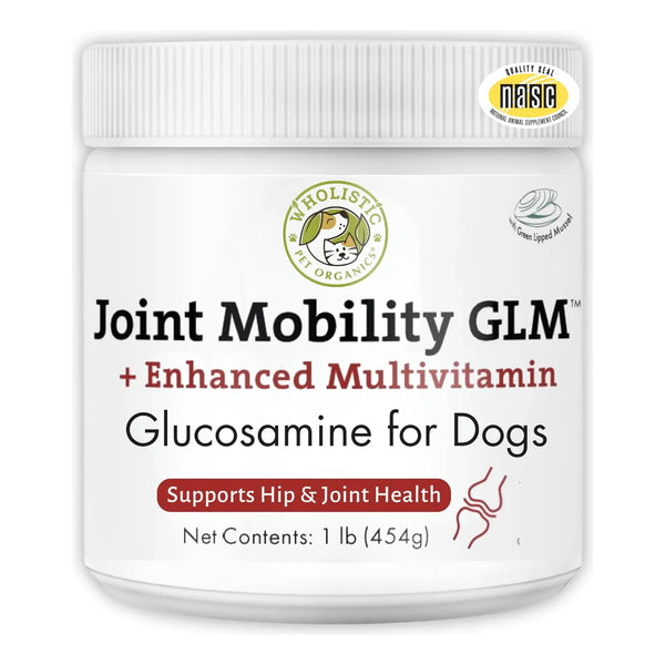Suplemento Wholistic Pet Organics Movilidad Articular Con Mejillon De Labios Verde Para Perros Alivia Dolor Y Rigidez