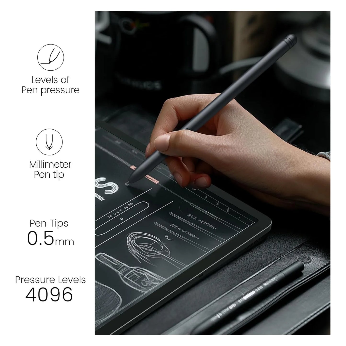 Lapiz Capacitivo Emr Con Borrador Digital Para Samsung Galaxy Tab S9 S8 S7 S6