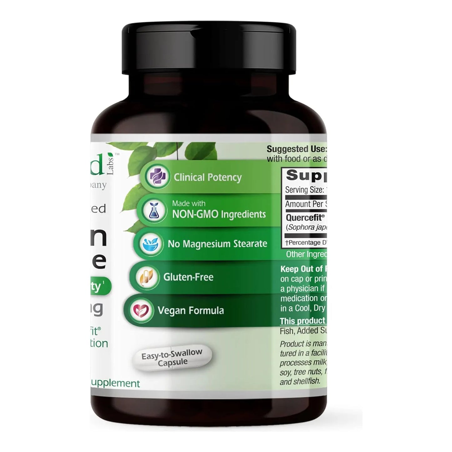 Fitosoma De Quercetina Emerald Labs Apoyo Inmunologico 60 Capsulas Vegano