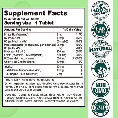 Complejo De Vitaminas B Metiladas Energia Rapida Absorcion Apoyo Neural Y Estado De Animo