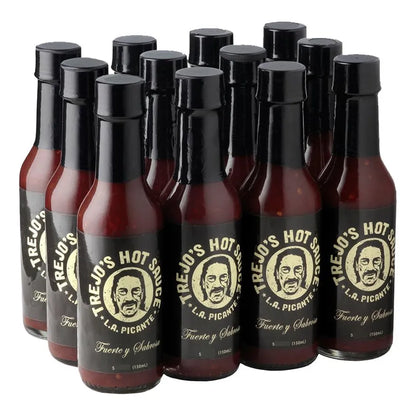 Salsa Picante Natural Trejo 12 Botellas 150 Ml Calor Medio Ingredientes Premium