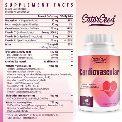 Capsulas Blandas 3000 Mg Vitaminas Probioticos Omega 3 Coq10 Mezcla Sinergica Todo En Uno 90 Unidades