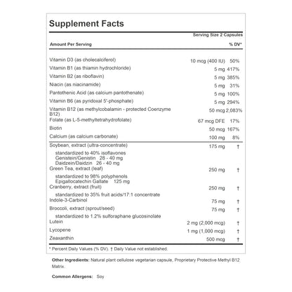 Cápsulas Ultimate Women's Wellness 180 Alivio Natural Síntoma Menopausia