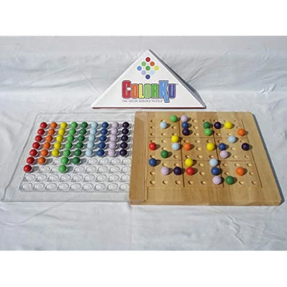 Juego De Madera Colorku 104 Rompecabezas 5 Niveles Dificultad Habilidad Logica