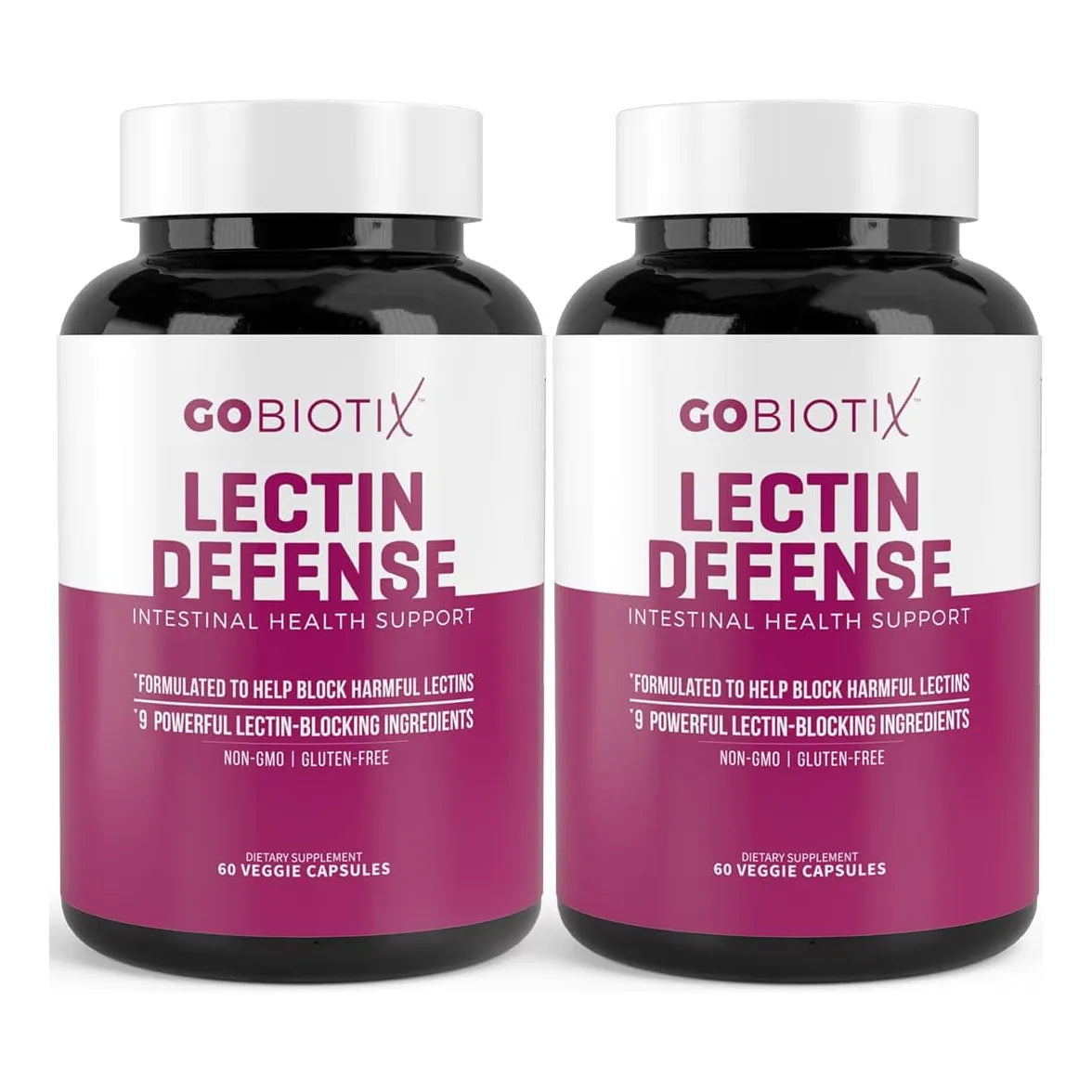 Gobiotix Lectin Defense Suplemento Bloqueador De Lectinas Con Msm Y Enzimas Digestivas 60 Capsulas