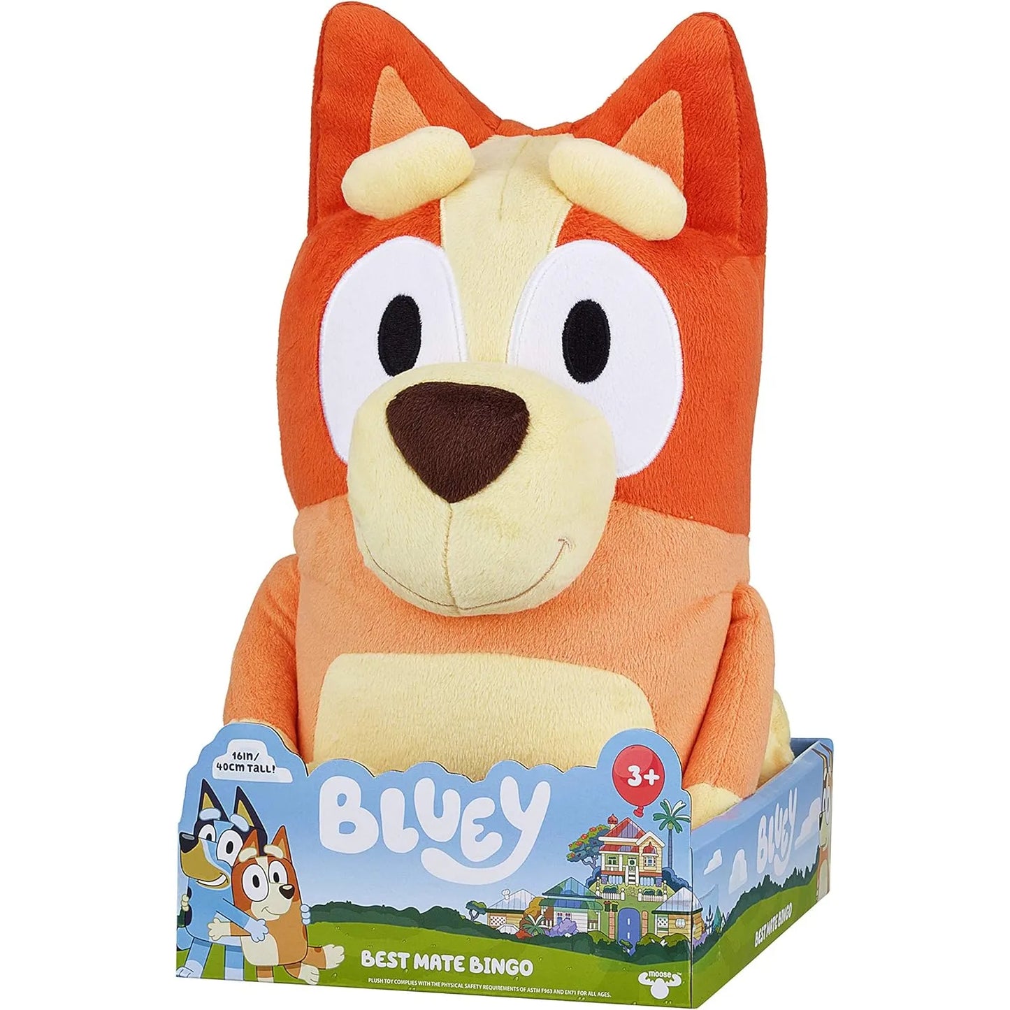 Peluche Jumbo Bluey S2 Bingo Multicolor 40 Cm Importado Regalo Perfecto