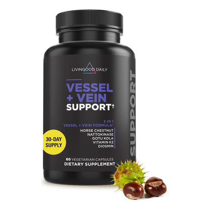 Livingood Daily Suplemento Circulacion Sanguinea Soporte Venas Y Vasos 60 Capsulas