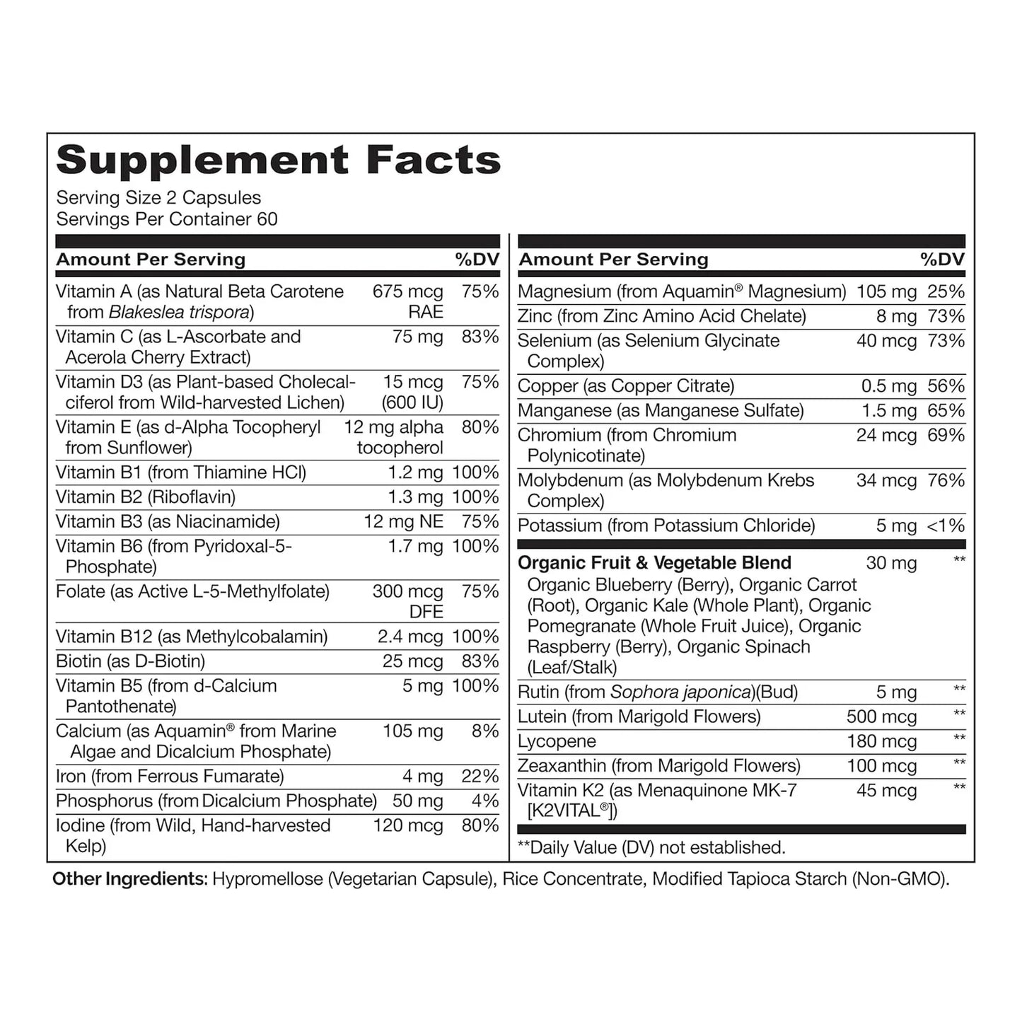 Multivitaminico Para Adolescentes Naturelo Con Vitaminas Y Minerales 120 Tabletas