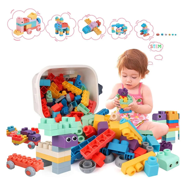 Bloques De Construcción Suaves Para Niños 18 Meses A 6 Años Chenxuanbro Creatividad Y Aprendizaje