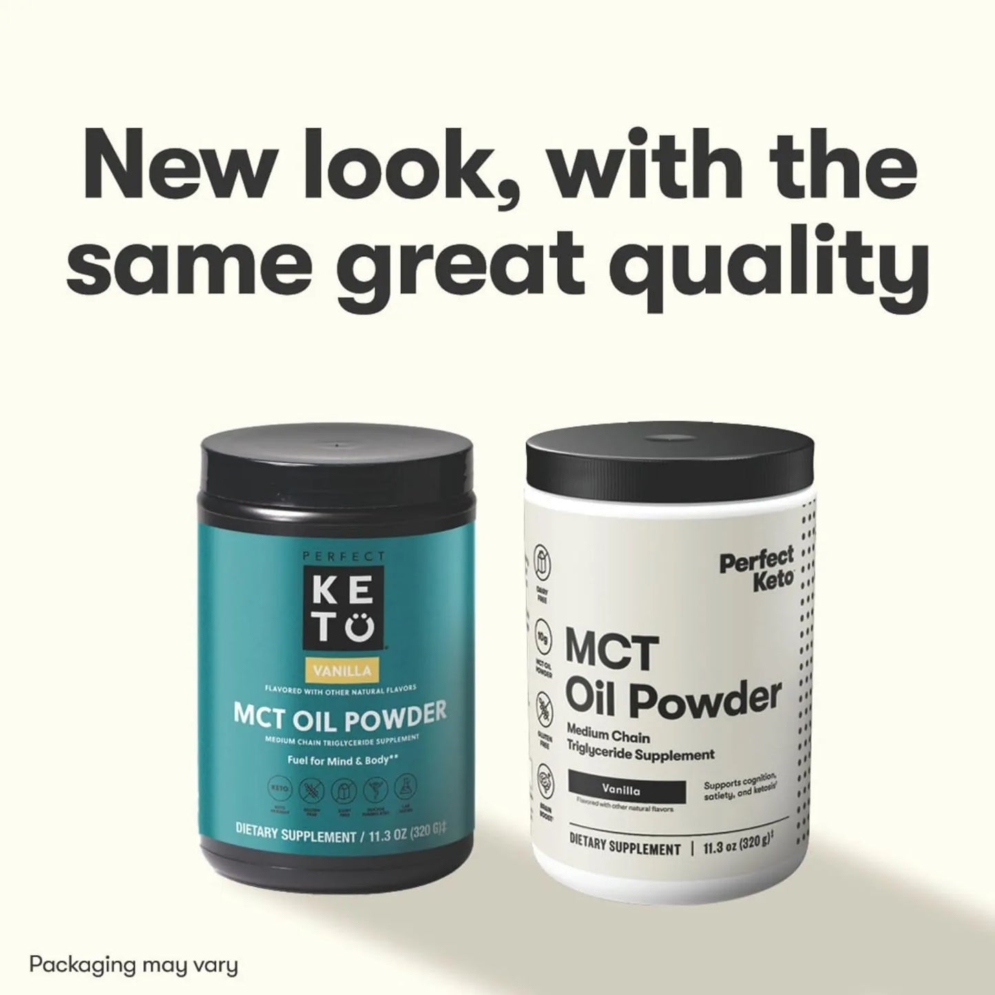 Polvo MCT De Coco Para Ketosis Suplemento Energético Cetogénico Sabor Vainilla