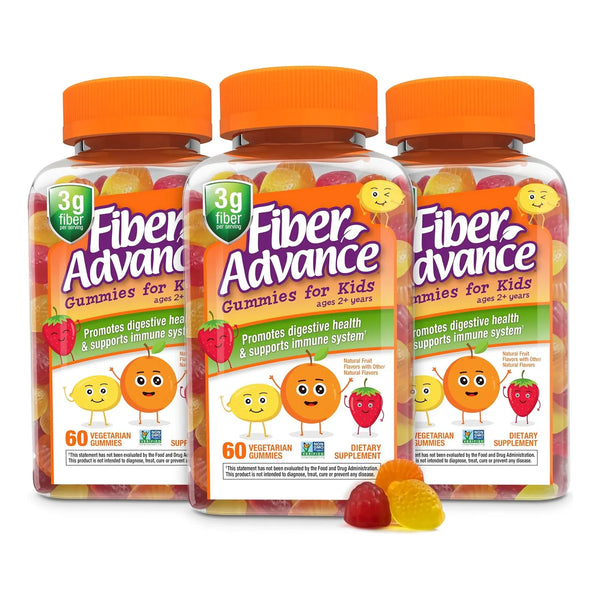 Gomitas De Fibra Prebiótica Natural Salud Digestiva Sabor Frutal