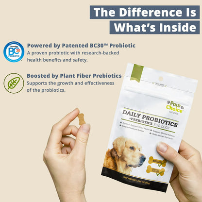 Masticables Probióticos Para Perros Con Prebióticos Salud Intestinal Y Digestión