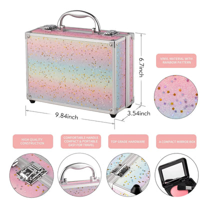 Kit De Maquillaje Para Adolescentes Con Sombras Bálsamo Y Lápiz Labial