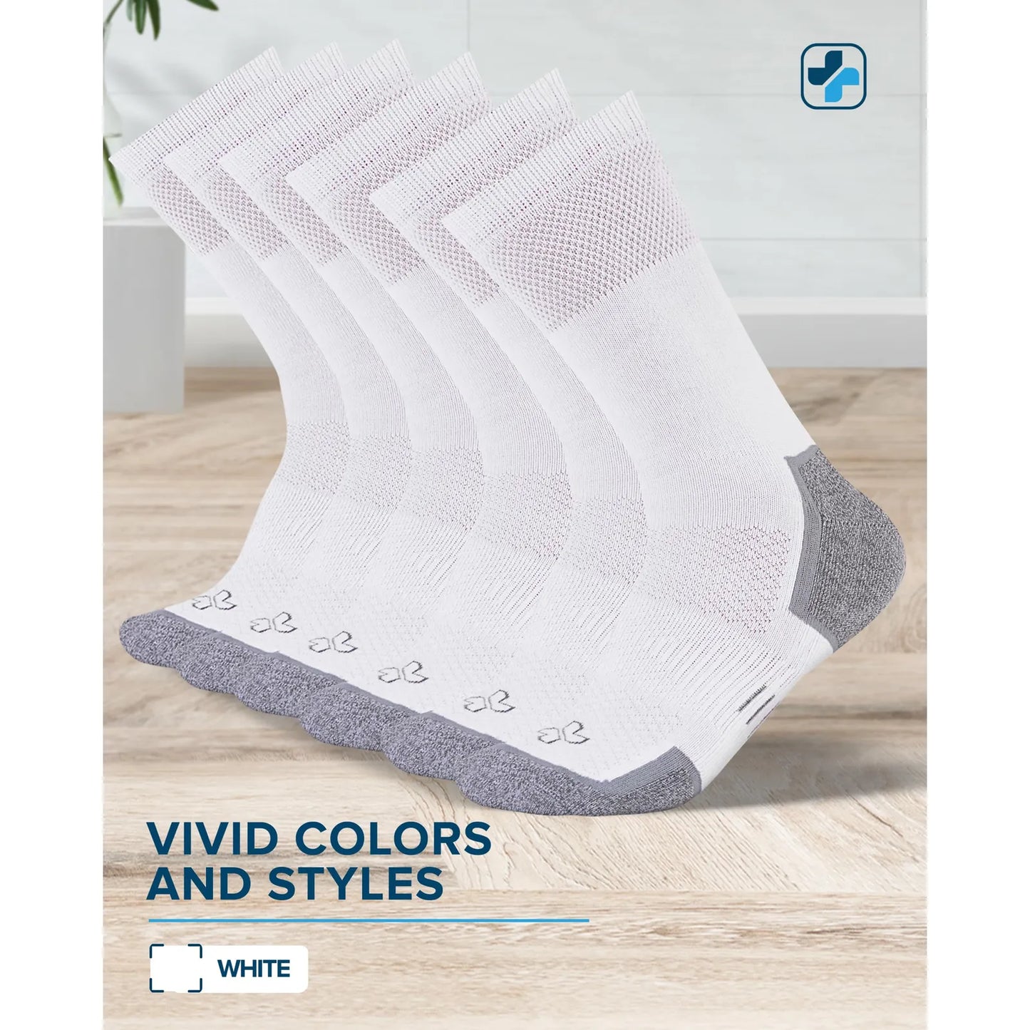 Calcetines De Bambú Para Neuropatía 6 Pares Alivio Y Comodidad