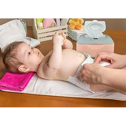 Calentador De Toallitas Humedas Para Bebes Con Dispensador Y Soporte