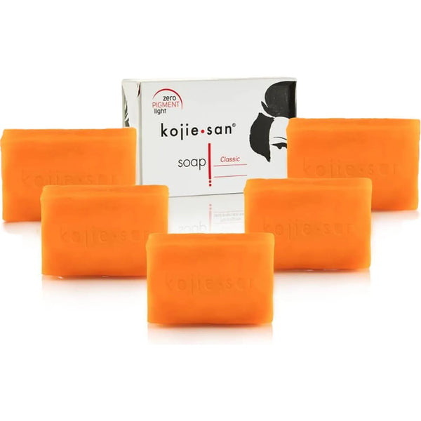 Jabon Iluminador De Piel Con Acido Kojico Y Aceite De Coco Kojie San 5 Barras