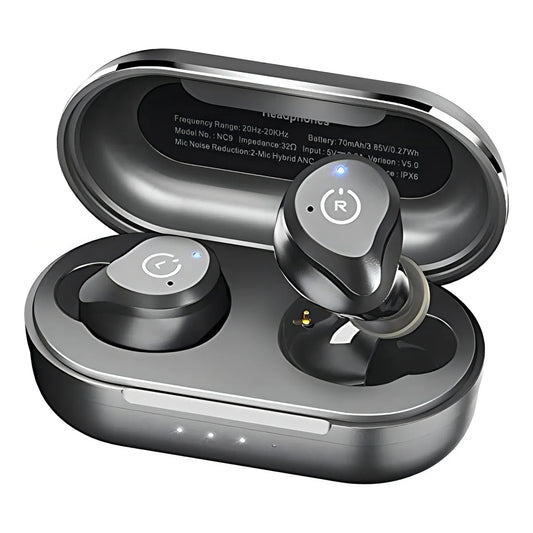 Tozo Nc9 Auriculares Con Cancelacion Activa De Ruido Híbrido Sonido Premium