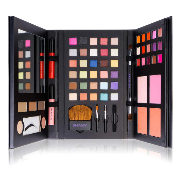 Luxe Book Juego De Maquillaje Todo En Uno 30 Sombras 15 Labiales Kit Viaje