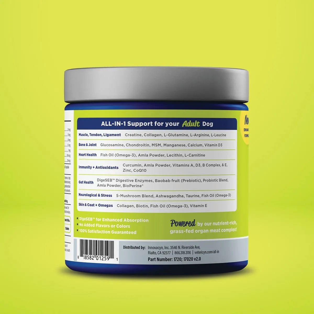 Suplemento Multifuncional Para Perros Con Enzimas Digestivas Glucosamina Y Vitaminas