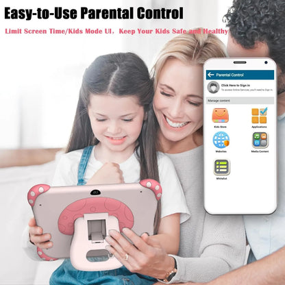 Tablet Niños 7 Pulgadas Android 10 Control Parental 32GB Cámara Dual