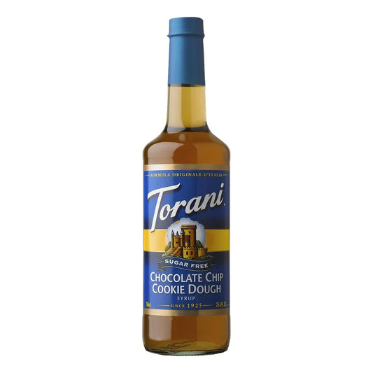 Jarabe Torani Masa De Galletas Con Chispas De Chocolate Sin Azúcar 25.4 Fl Oz