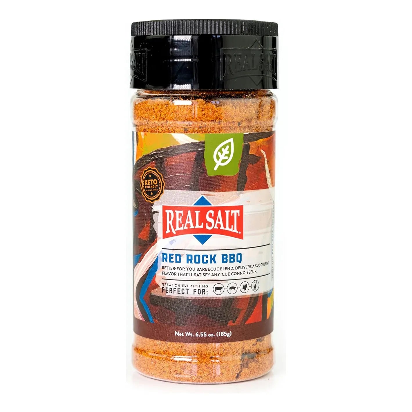 Sal Marina Redmond Real Coctelera Bbq 200g Sin Refinar Sin Gluten