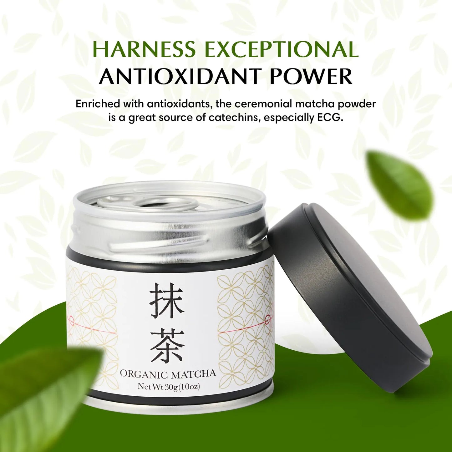 Polvo Matcha Orgánico Grado Ceremonial Japonés Shizuoka 31 G Ideal Para Té Lattes Y Postres