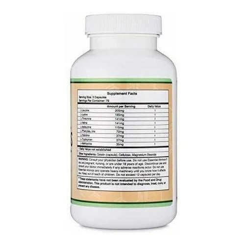 Aminoacidos Esenciales - 1 Gramo Por Porcion Mezcla En Polvo - Imagen 2