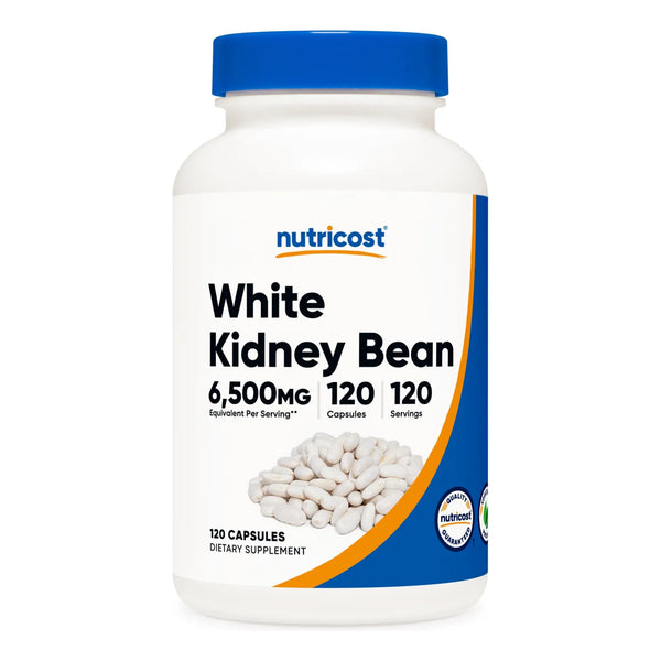 Extracto De Frijol Blanco 650 Mg 120 Cápsulas Vegetarianas Sin Gluten Y Sin Omg