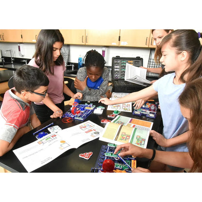 Kit Snap Circuits SC 100 Aprendizaje STEM 100 Proyectos Electronica Sin Soldadura