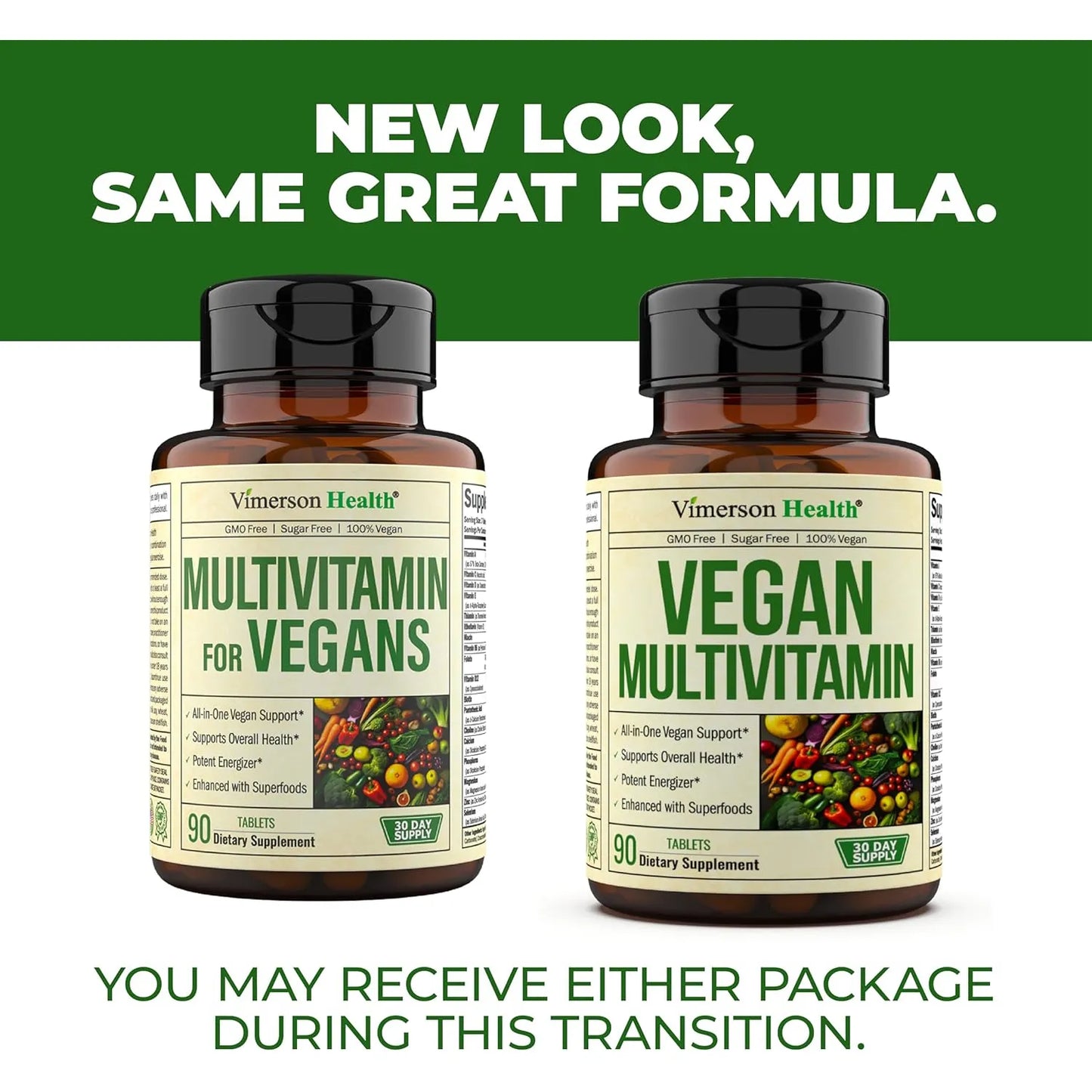 Multivitaminas Veganas Diarias Energia Y Salud Hombre Mujer