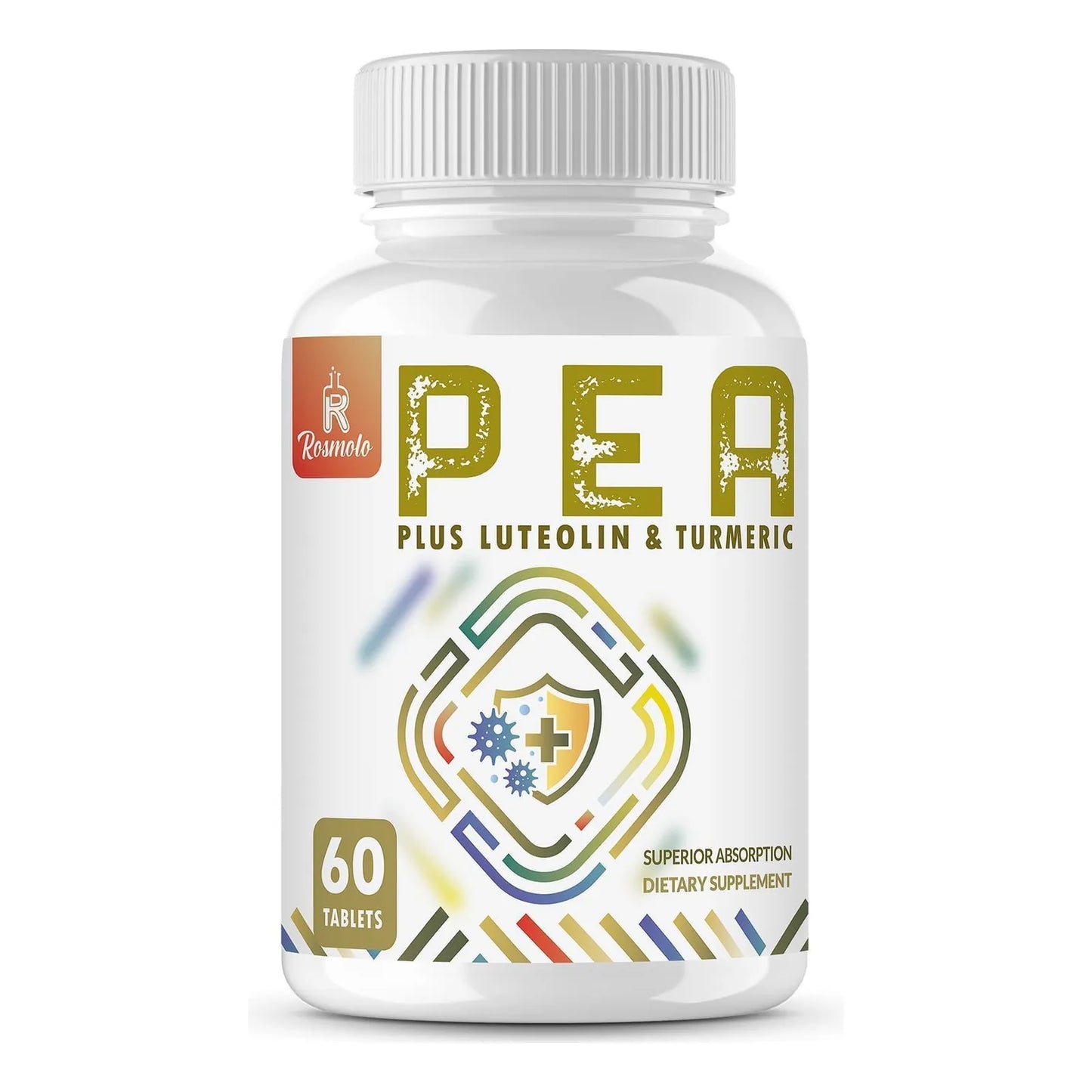 Palmitoiletanolamida 1500 Mg Con Luteolina 98 Y Curcuma Alta Absorcion 60 Tabletas