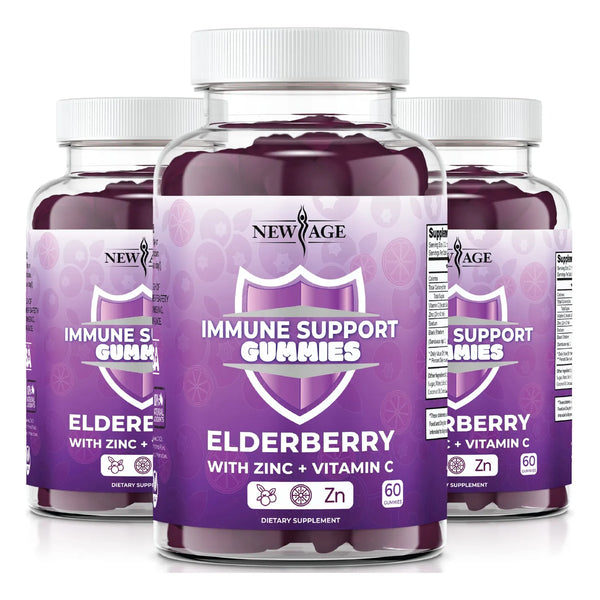 Gomitas Sambucus Elderberry Con Vitamina C Y Zinc 180 Unidades Apoyo Inmune