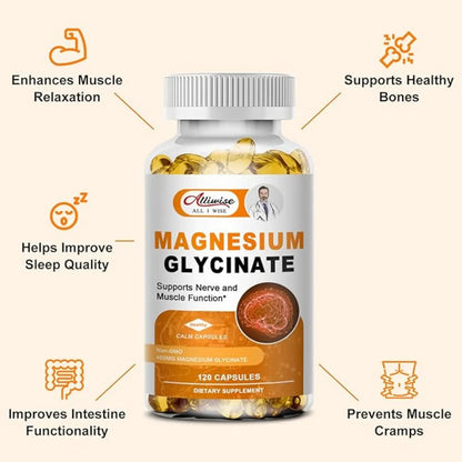 Glicinato De Magnesio 400mg Con B6 Y D3 Alta Absorción - Imagen 3