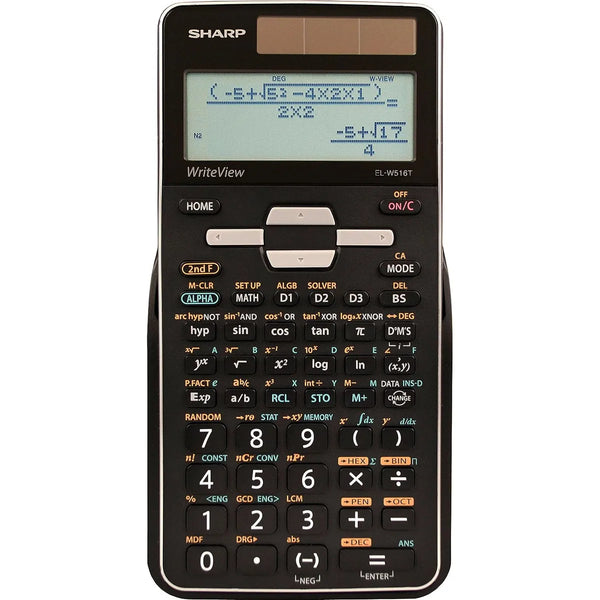 Calculadora Cientifica Sharp Elw516xbsl Negro Y Platino Funciones Avanzadas
