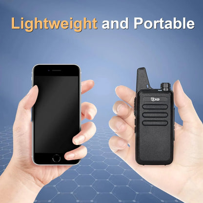 Walkie Talkies Recargables TID Radio TD-M8 2 Vias VOX Largo Alcance