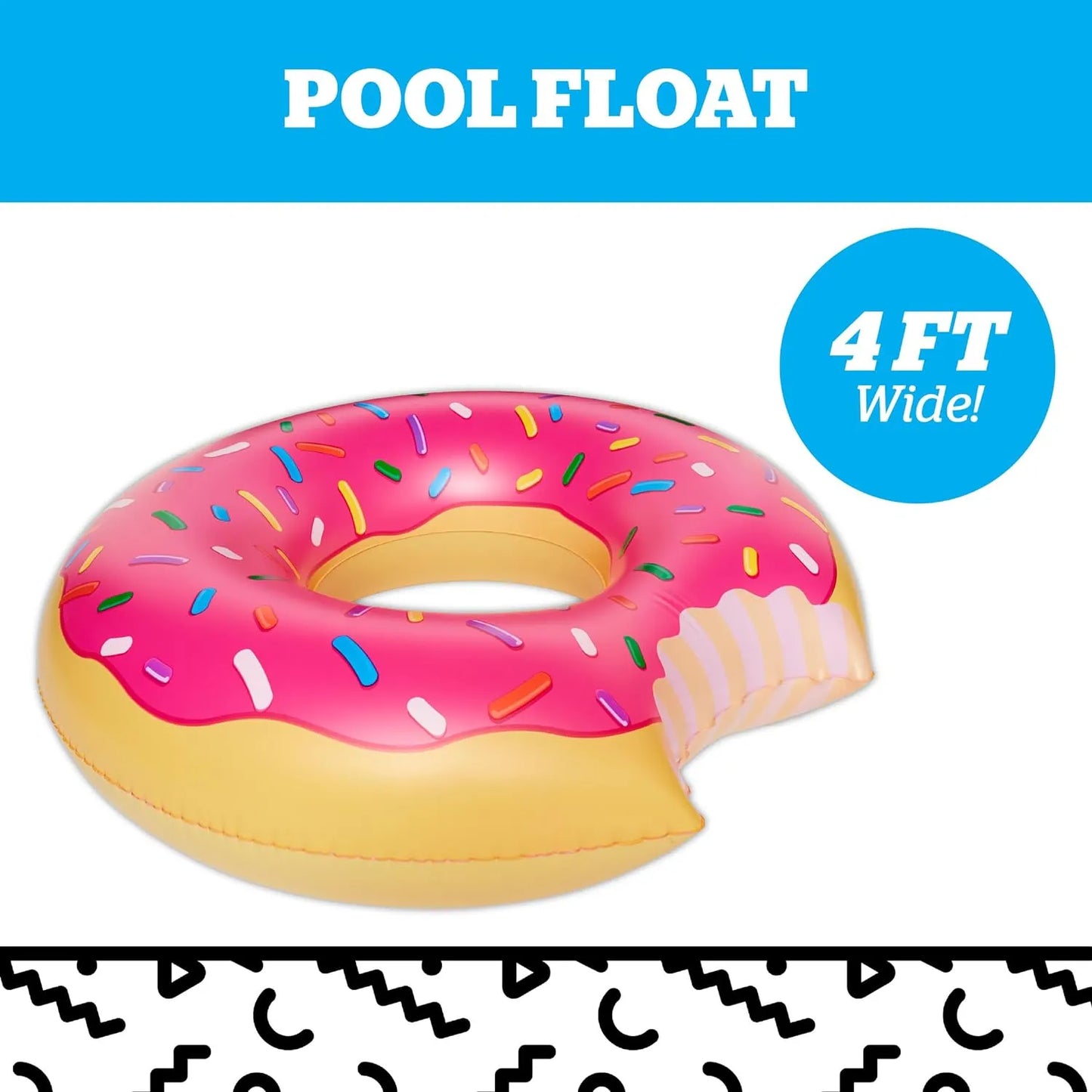 Flotador Gigante De Donut Para Piscina 4 Pies Bigmouth Inc Diversion Familiar