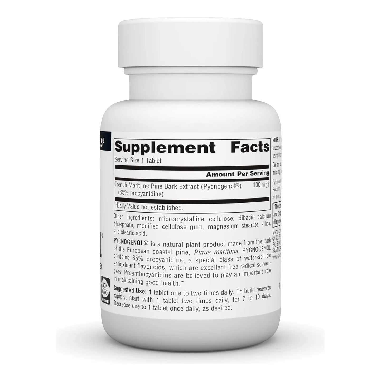 Pycnogenol Natural 85 Mg Antioxidante Potente Source Naturals