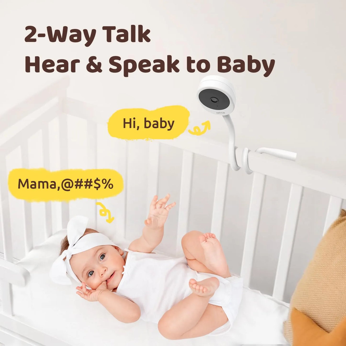 Cámara Para Bebés Peekababy Monitoreo Avanzado Con Audio Y App 1080p